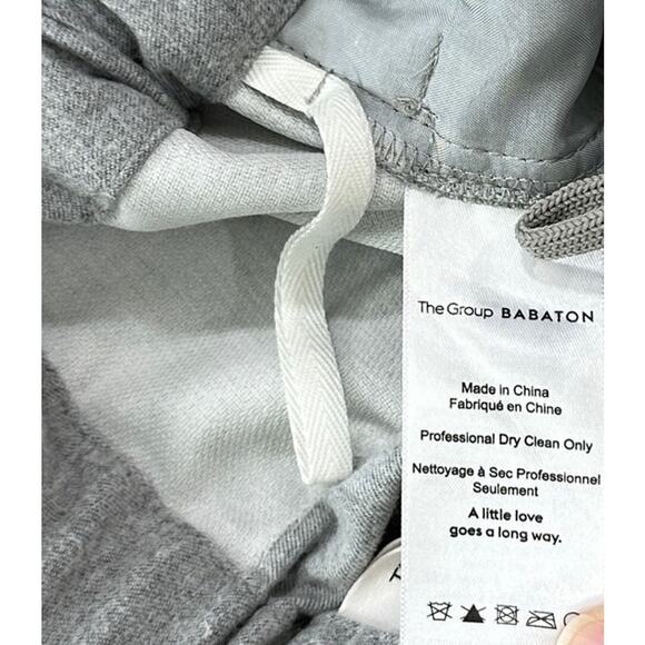 Aritzia Babaton Baggy Wide Leg Crop Pants High Waisted Stretch Business Casual - Picture 7 of 8